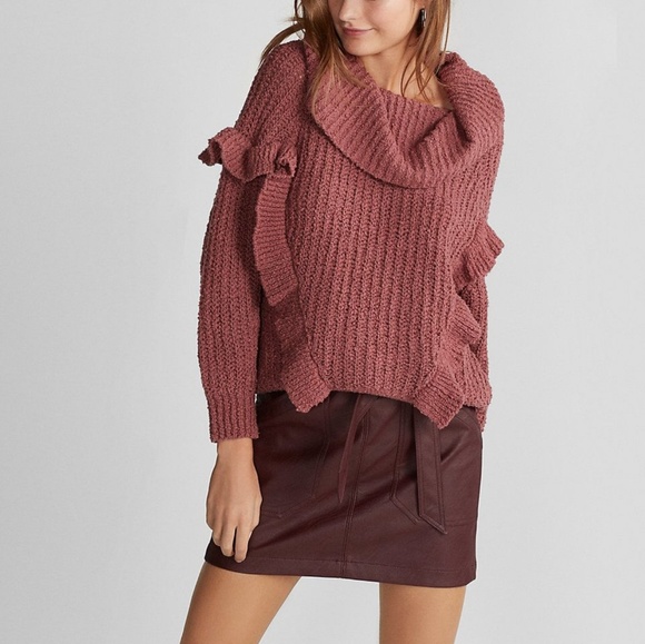 Express Sweaters - BNWT ruffled sweater